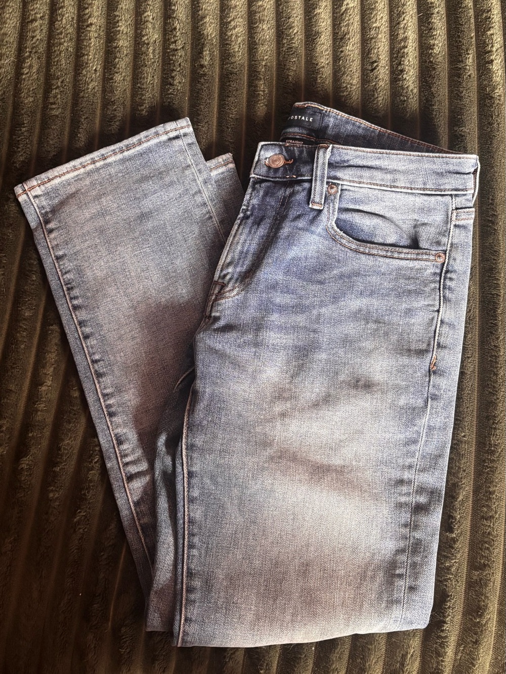 Aéropostale Men's Light Blue Washed Jeans